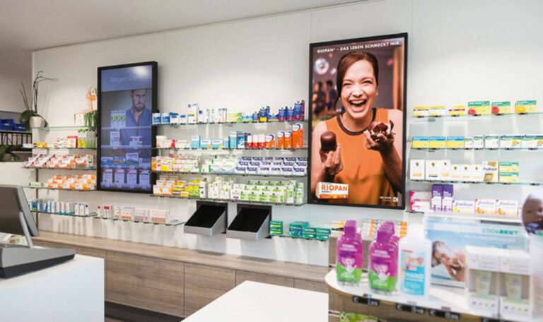 L'affichage dynamique en pharmacies pour les laboratoires pharmaceutiques